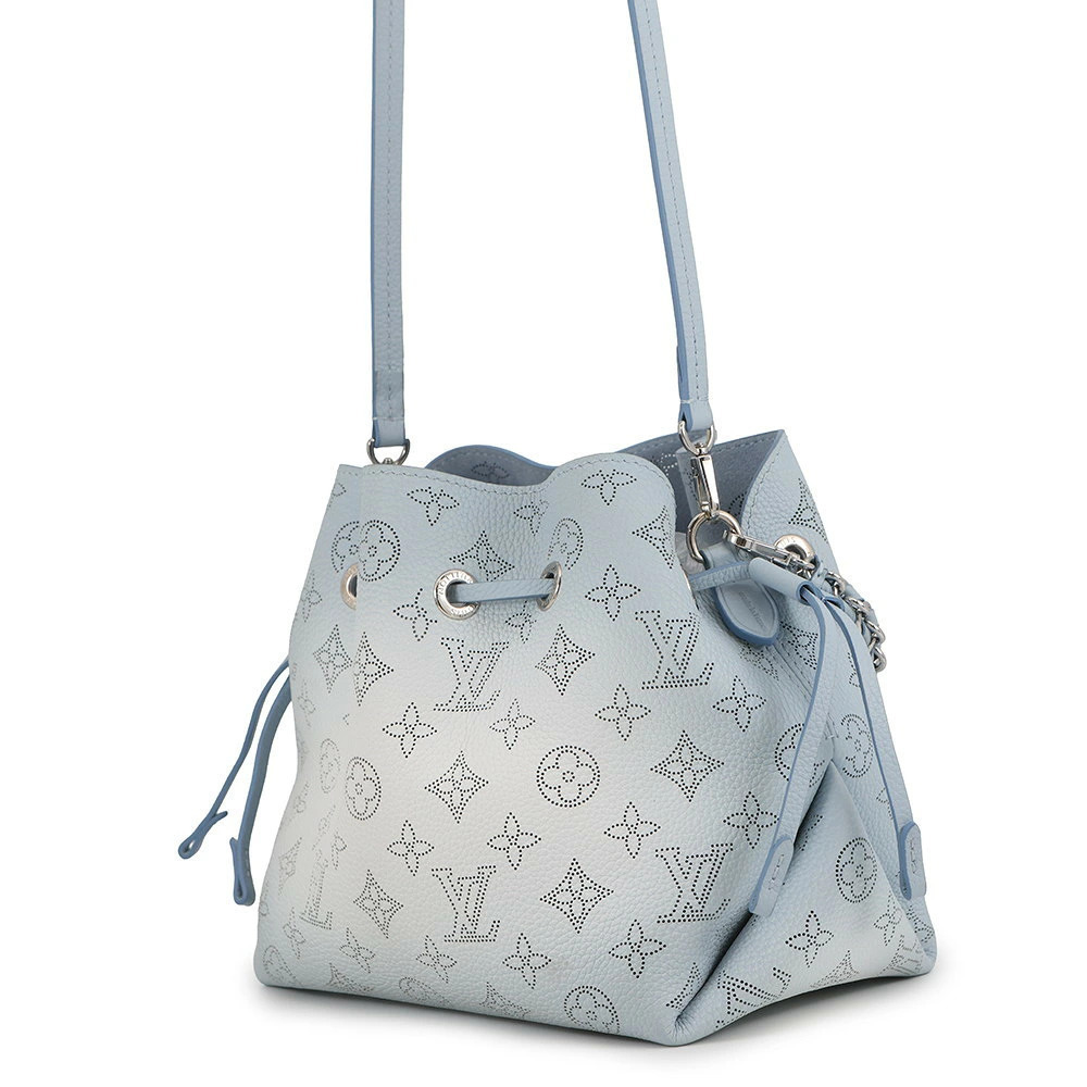 Louis Vuitton Bag Monogram Handbag Bella Shoulder Mahina Drawstring